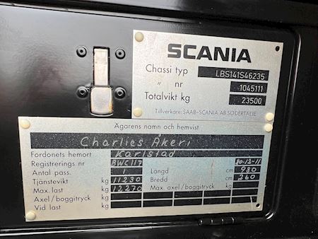 Scania 141 Scania Vabis Trækker