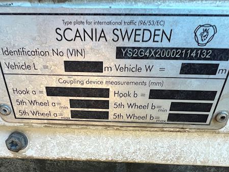 Scania G450 4x2 Mega Trækker