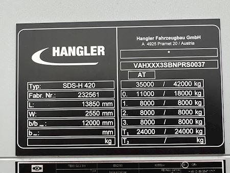 Hangler drejbar 3 aksl Gardin