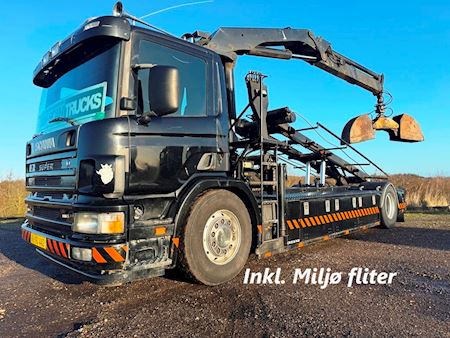 Scania P94 4x2 260 inkl. kran Hejs/kran