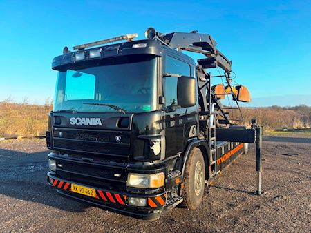Scania P94 4x2 260 inkl. kran Hejs/kran
