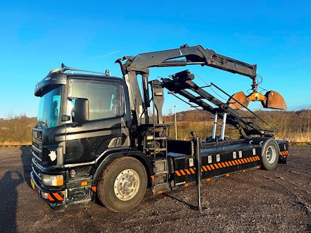Scania P94 4x2 260 inkl. kran Hejs/kran