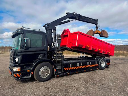 Scania P94 4x2 260 inkl. kran Hejs/kran