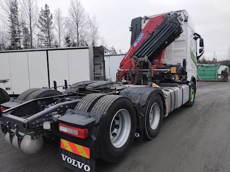 Volvo FH500 6x4 løft HMF 2820 inkl Jiip Kran