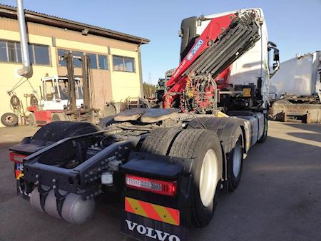 Volvo FH500 6x4 løft HMF 2820 inkl Jiip Kran
