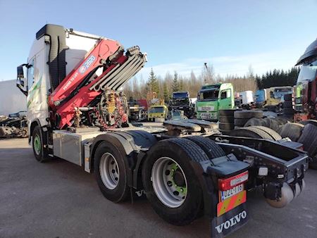Volvo FH500 6x4 løft HMF 2820 inkl Jiip Kran
