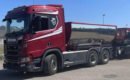 Scania R650 6x4 inkl. tippelad og kærre 2022 Trækker