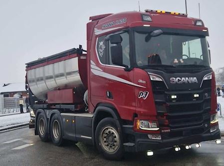 Scania R650 6x4 inkl. tippelad og kærre 2022 Trækker