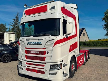 Scania R650 6x2 2950mm Hydr. plysset Trækker