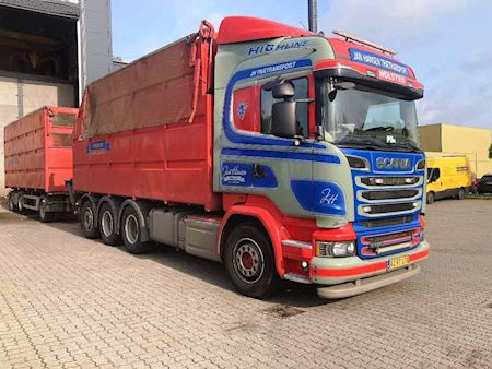 Scania R580  aft.  kran inkl PHV Tip/kran