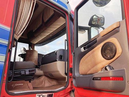 Scania R580  aft.  kran inkl PHV Tip/kran