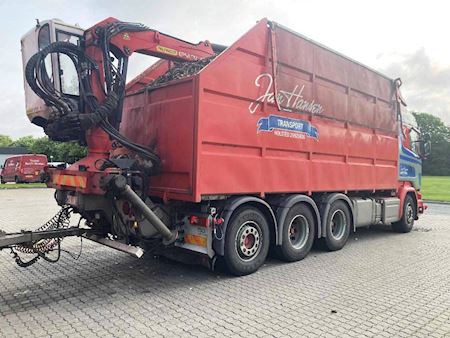 Scania R580  aft.  kran inkl PHV Tip/kran