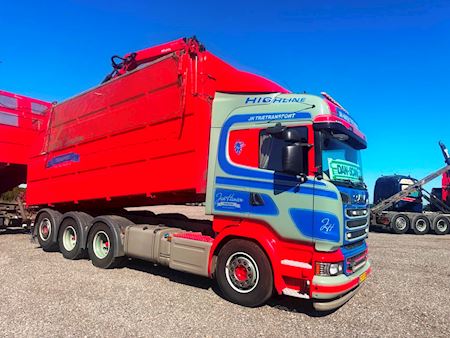 Scania R580  aft.  kran inkl PHV Tip/kran
