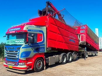 Scania R580  aft.  kran inkl PHV, Tip/kran