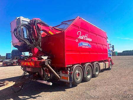 Scania R580  aft.  kran inkl PHV Tip/kran