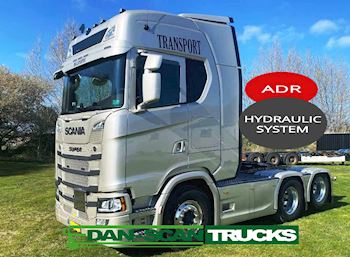 Scania S500 ADR / Hydr. 2950mm plysset, Trækker