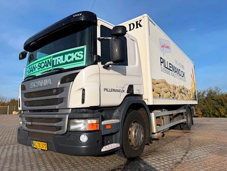 Scania P230 med lift Fast kasse