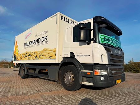 Scania P230 med lift Fast kasse