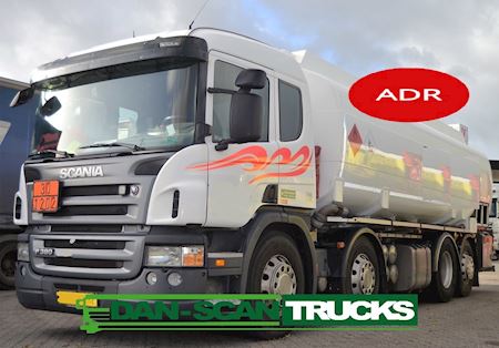 Scania P380 8x2*6 ADR/FL 24200L Tankopbygning