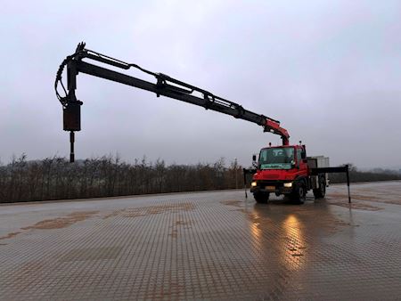 Magirus U400 4x4 16 tons kran 231hp Kran