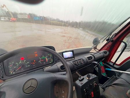 Magirus U400 4x4 16 tons kran 231hp Kran