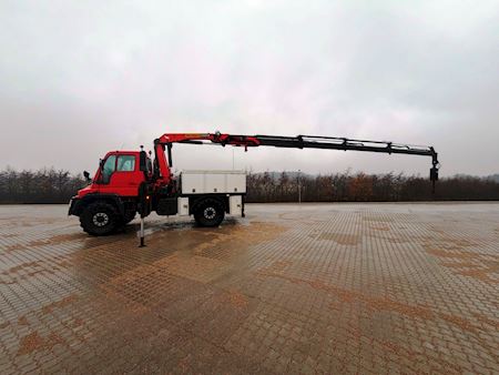 Magirus U400 4x4 16 tons kran 231hp Kran