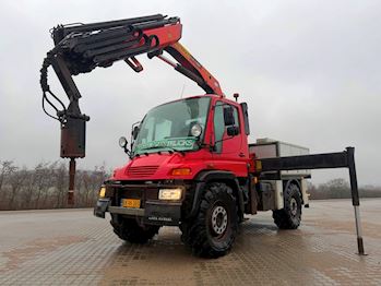Magirus U400 4x4 16 tons kran 231hp, Kran