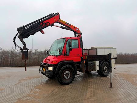 Magirus U400 4x4 16 tons kran 231hp Kran
