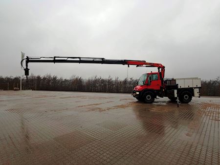 Magirus U400 4x4 16 tons kran 231hp Kran