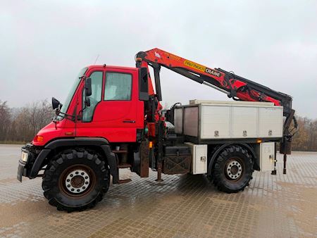 Magirus U400 4x4 16 tons kran 231hp Kran