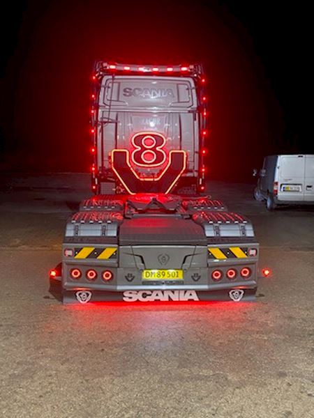 Scania R660 6x2 2950mm plysset hydr. Trækker