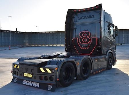 Scania R660 6x2 2950mm plysset hydr. Trækker