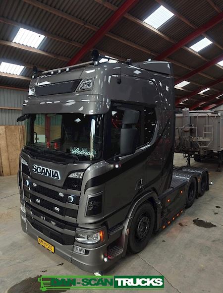 Scania R660 6x2 2950mm plysset hydr. Trækker