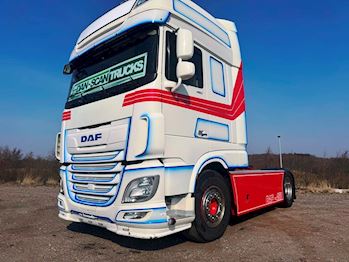 DAF XF 450 4x2 Plysset, Trækker