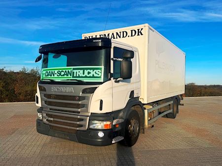 Scania P230 med lift Fast kasse