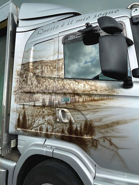 Scania R164 6x2*4 480 Gardin