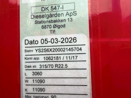 Scania S580 6x2 2950mm Trækker