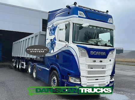 Scania S650 6x2 2950mm Hydr. plysset Trækker
