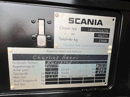 Scania 141 6x2  total renoveret Trækker