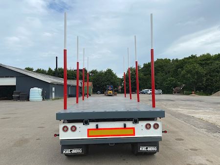 Kel-Berg 4 aksl. Ny renoveret Skovtrailer