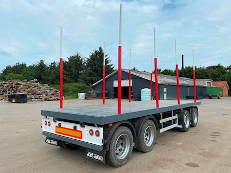 Kel-Berg 4 aksl. Ny renoveret Skovtrailer