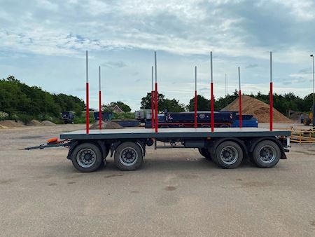 Kel-Berg 4 aksl. Ny renoveret Skovtrailer