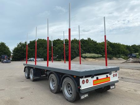 Kel-Berg 4 aksl. Ny renoveret Skovtrailer