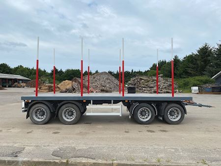 Kel-Berg 4 aksl. Ny renoveret Skovtrailer