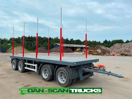 Kel-Berg 4 aksl. Ny renoveret Skovtrailer