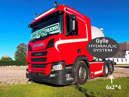 Scania R500 6x2*4 Gylle WM Tarm hydr 3150mm Trækker