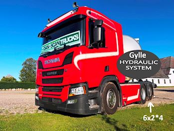 Scania R500 6x2*4 Gylle WM Tarm hydr 3150mm, Trækker