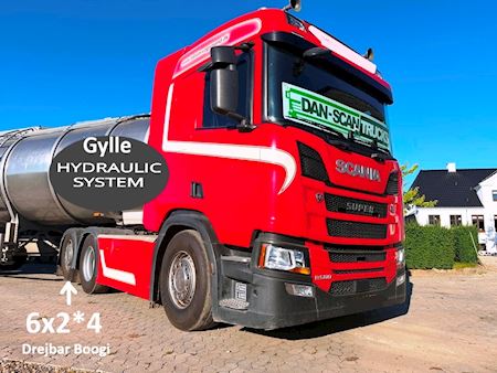 Scania R500 6x2*4 Gylle WM Tarm hydr 3150mm Trækker