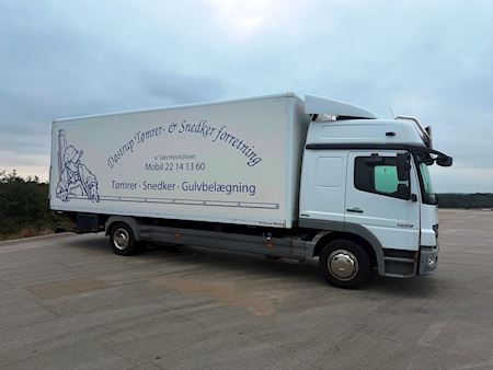 Mercedes MB1229 med lift Fast kasse