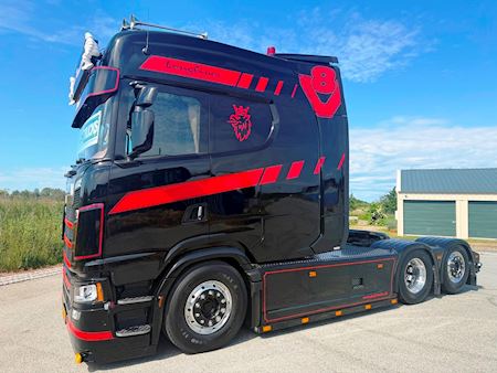 Scania NY S660 6x2 3950mm Hydr. og plysset Trækker